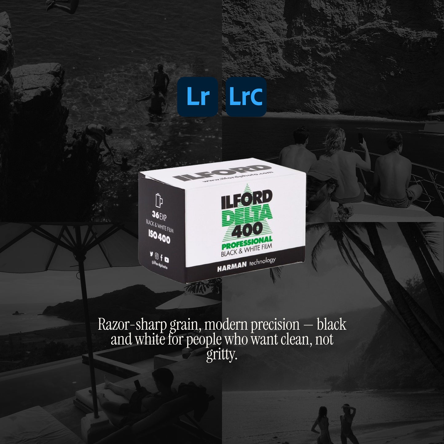 Ilford Delta 400 Look